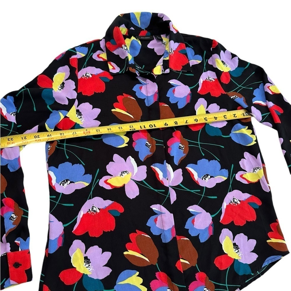 Halogen Long Sleeve Collared Button Down Shirt Si… - image 4